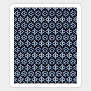 Chilly Snowflake Dotted Pattern Magnet